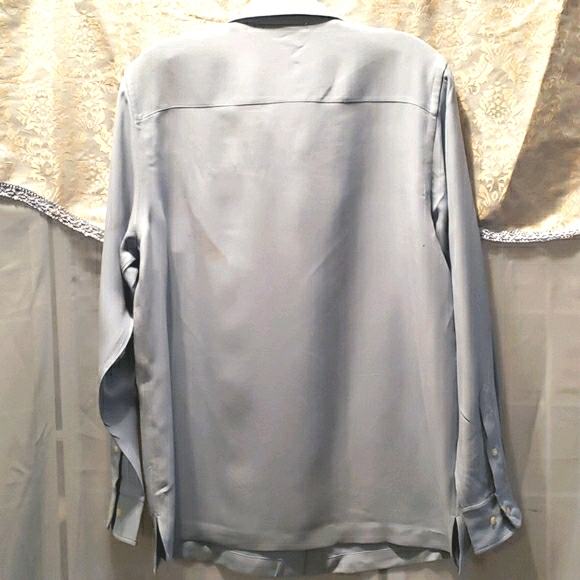 LAUREN RALPH LAUREN 100% SILK BLOUSE SZ L - Picture 6 of 7